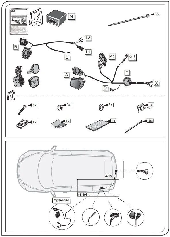 Климатическое оборудование 7 Pin Dedicated Wiring для Audi E-Tron GEN/GEA (2020- — фото лота 2