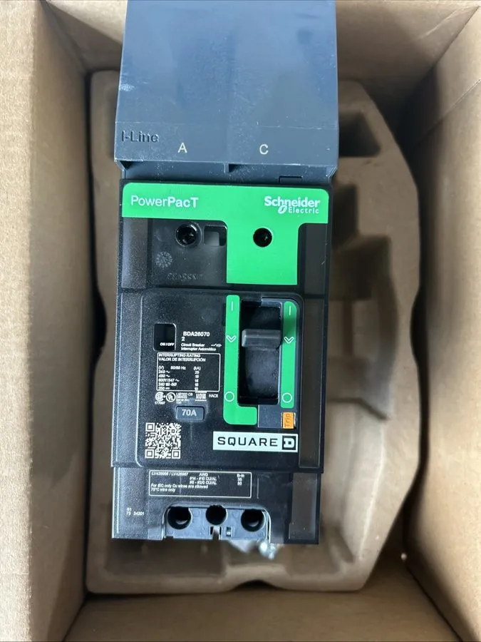 Автоматический выключатель Square D Schneider Electric BDA260702 Circuit Breaker — фото лота 2