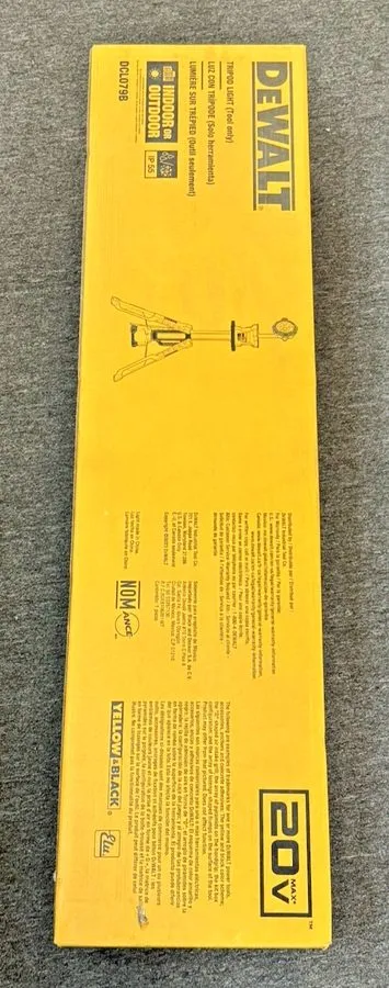 Оборудование видеонаблюдения DEWALT DCL079B 20V Max Cordless Tripod Light ( Tool