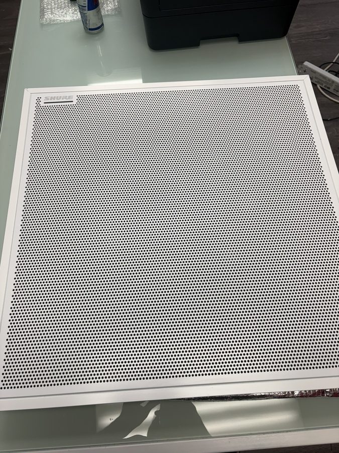 Микрофон Shure MXA910W Microflex Advance White Ceiling Array Microphone Dante Po