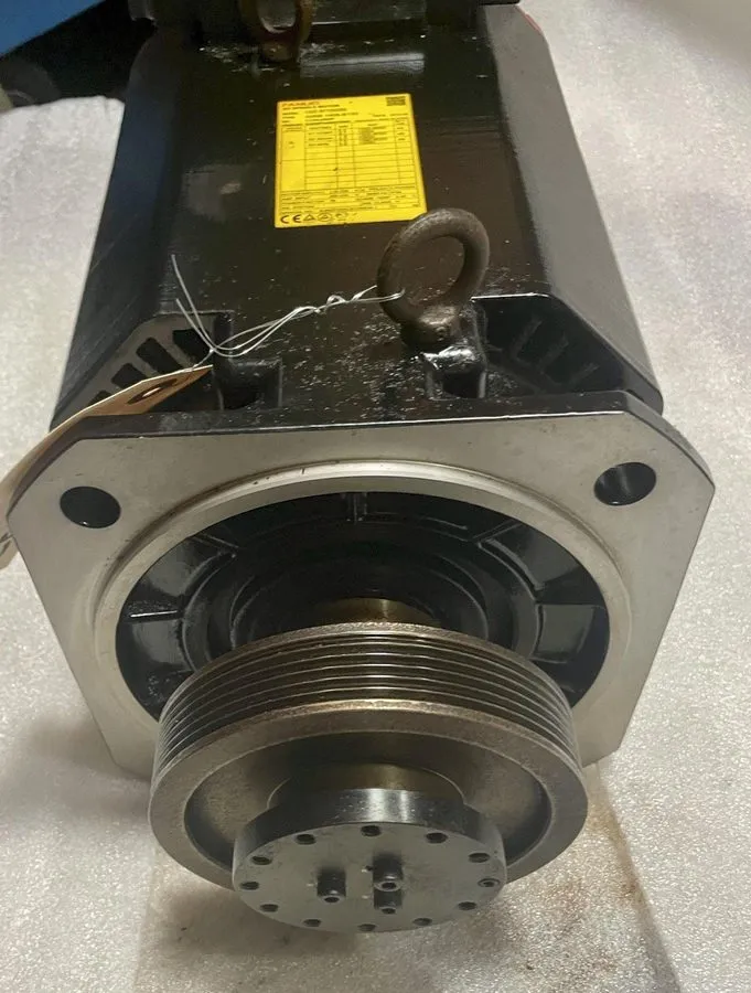 Шпиндель Fanuc #A06B-1406-B150 AC Spindle Motor Damaged Electrical Box