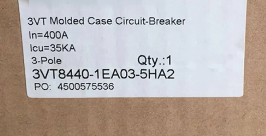 Автоматический выключатель 3VT8440-1EA03-5HA2 Siemens Circuit Breaker
