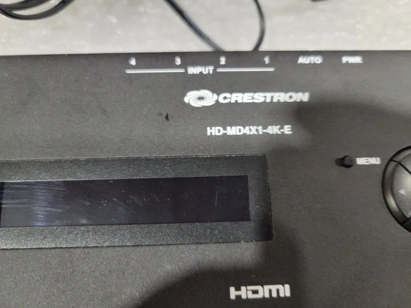 Видеокоммутатор Crestron 4x1 4K HDMI Switcher HD-MD4X1-4K-E