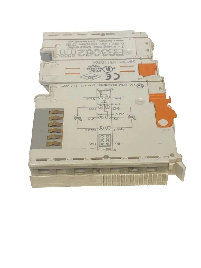 IIoT-устройство Beckhoff ES3062 2-Channel Analog Input Terminal 0-10V, 12 Bit, E — фото лота 2