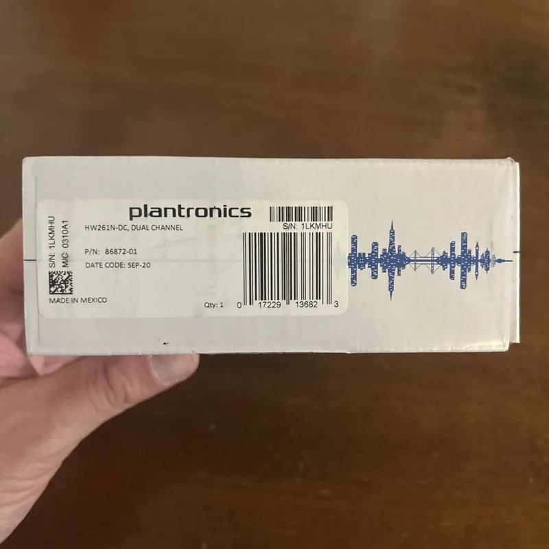 VoIP-шлюз Plantronics SupraPlus HW261N Binaural Noise-Canceling QD Headset