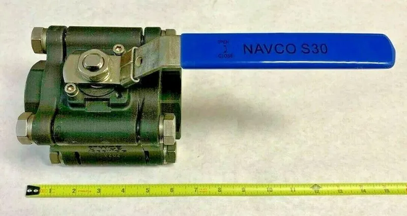 Клапан Ohio Valve Company 266FT 2" Stainless Steel Ball Valve 1500WOG Locking — фото лота 1
