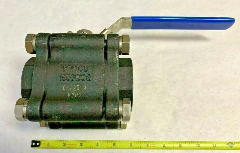 Клапан Ohio Valve Company 266FT 2" Stainless Steel Ball Valve 1500WOG Locking — фото лота 2