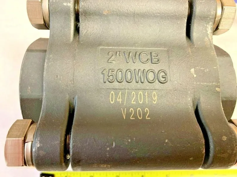 Клапан Ohio Valve Company 266FT 2" Stainless Steel Ball Valve 1500WOG Locking — фото лота 3