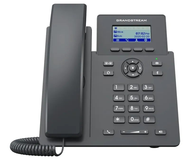 Grandstream GRP-2601P Ip Phone Black 2 Lines LCD