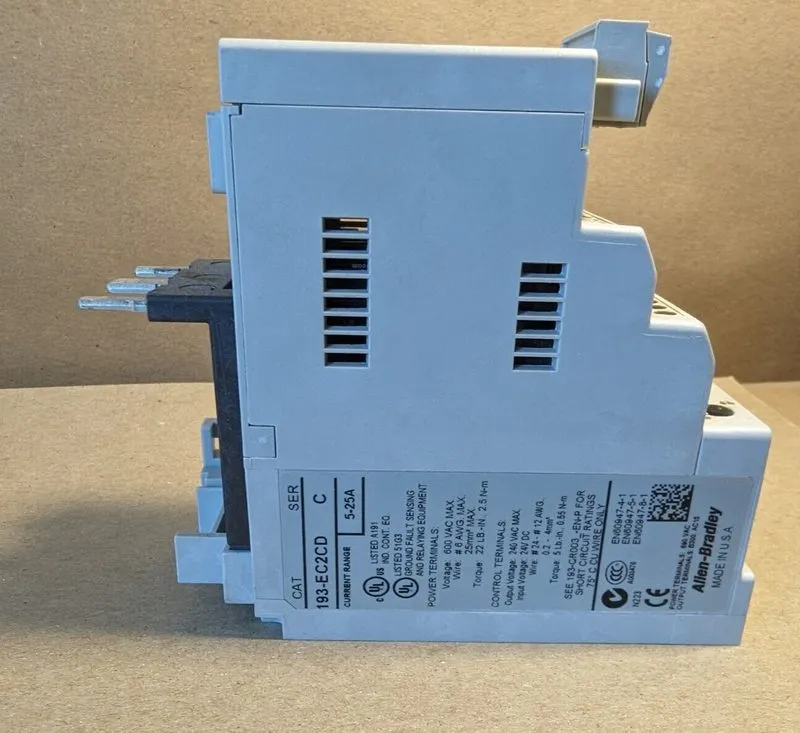 Реле AB 193-EC2CD Solid State Overload Relay 5-25A — фото лота 2