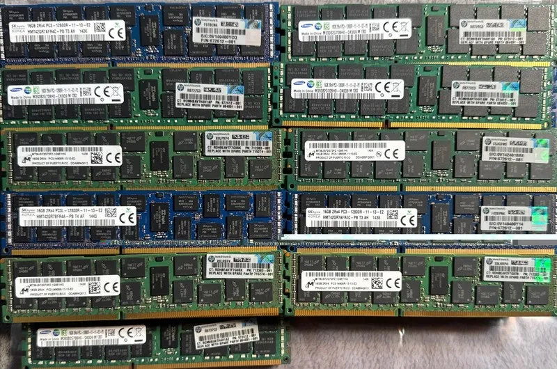 Модуль памяти 16GB Micron DDR3 ECC Registered RAM 2Rx4 PC3 14900RT (MT36JSF2G72P