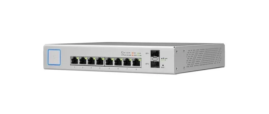 Коммутатор Ubiquiti US-8-150W 8-Port UniFi Switch, Managed PoE+ Gigabit Switch