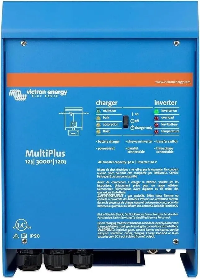 Аккумулятор Victron MultiPlus 12/3000/120-50 Inverter Charger 3000W 120A 12V PMP