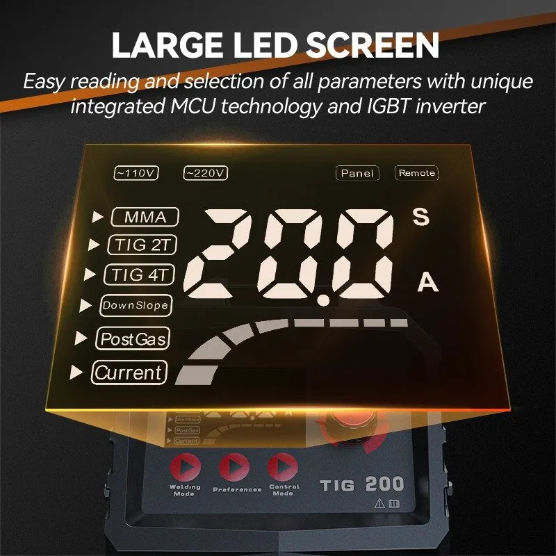 Силовой модуль IGBT 200A AC/DC TIG Welder with Pulse 110V/220V Aluminum Welder w — фото лота 2