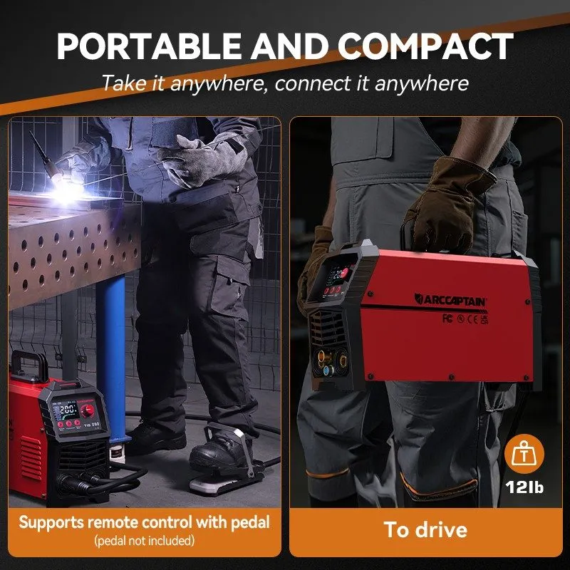 Силовой модуль IGBT 200A AC/DC TIG Welder with Pulse 110V/220V Aluminum Welder w — фото лота 3