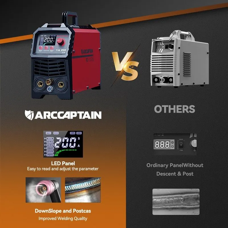 Силовой модуль IGBT 200A AC/DC TIG Welder with Pulse 110V/220V Aluminum Welder w — фото лота 4