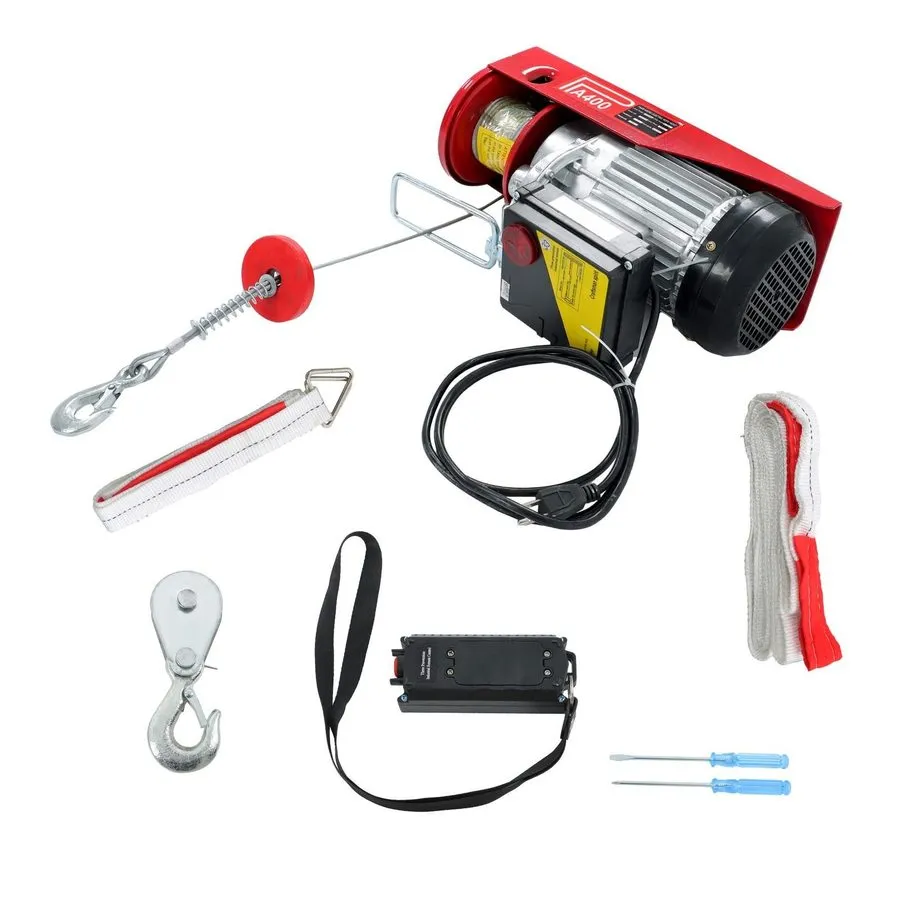 Таль Electric Hoist 880lbs with 328ft Remote Control 110 V, 40ft/20ft Lifting He