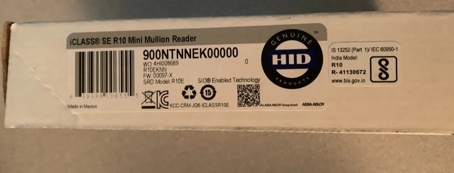 Оборудование видеонаблюдения HID 900NTNNEK00000 iCLASS SE R10 Mini Mullion er
