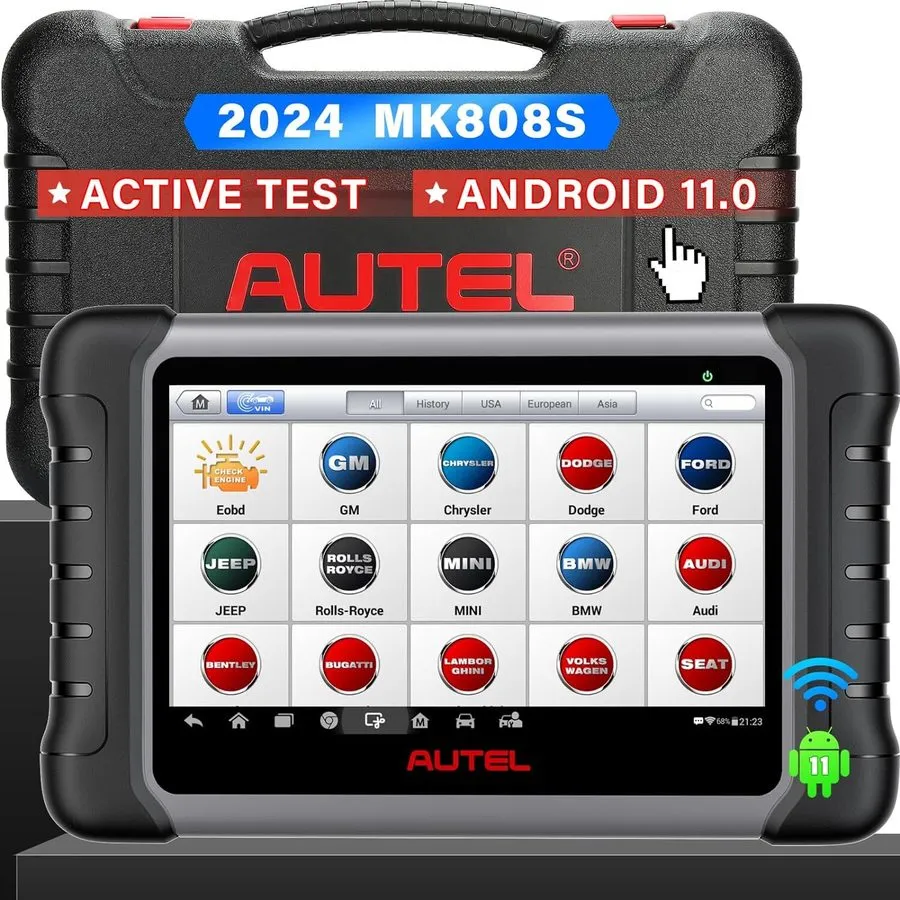 Диагностический сканер 2026 Autel MaxiCOM MK808S Bidirectional Auto Diagnostic S