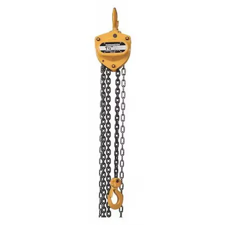 Таль HARRINGTON CB015-20 3,000 lb 20 foot Slip clutch Lift Manual Chain Hoist — фото лота 1