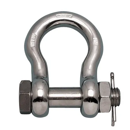 Такелажная скоба STAINLESS BOLT ANCHOR SHACKLE FS 1/4" 316-NM USA