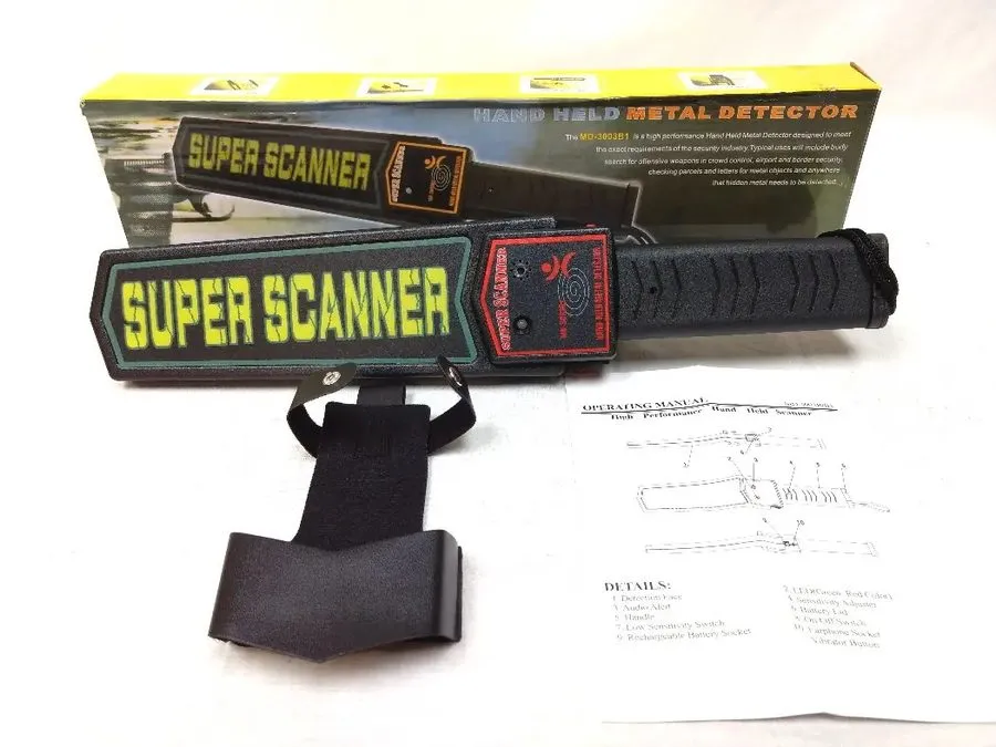 Оборудование видеонаблюдения Handheld Security Metal Detector Wand + Holster Han — фото лота 1