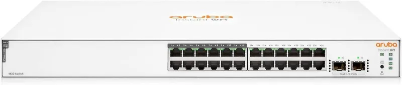 Коммутатор HPE Aruba Instant On 1830 24G 12p PoE+ 2SFP 195W Switch JL813A