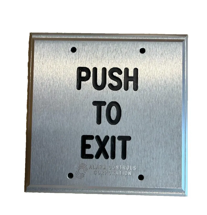 Коммутатор ALARM CONTROLS PD1-111 Push to Exit Button, S.P.D.T. Momentary Switch — фото лота 2