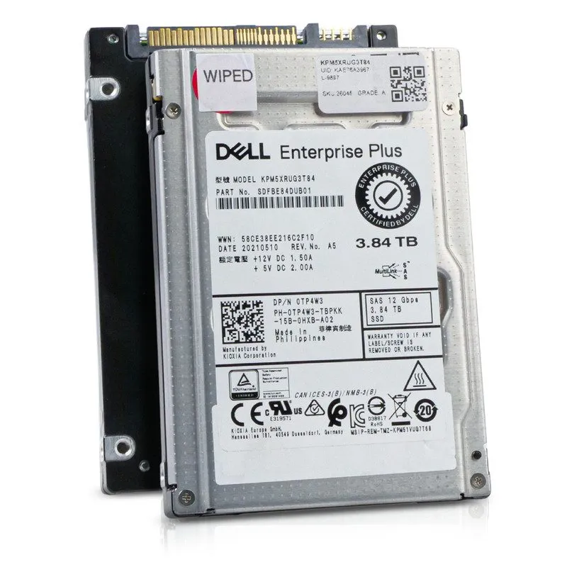 SSD-накопитель Dell N85XX / KIOXIA Toshiba KPM5XRUG3T84 SDFBE84DAB01 3.84TB 12Gb