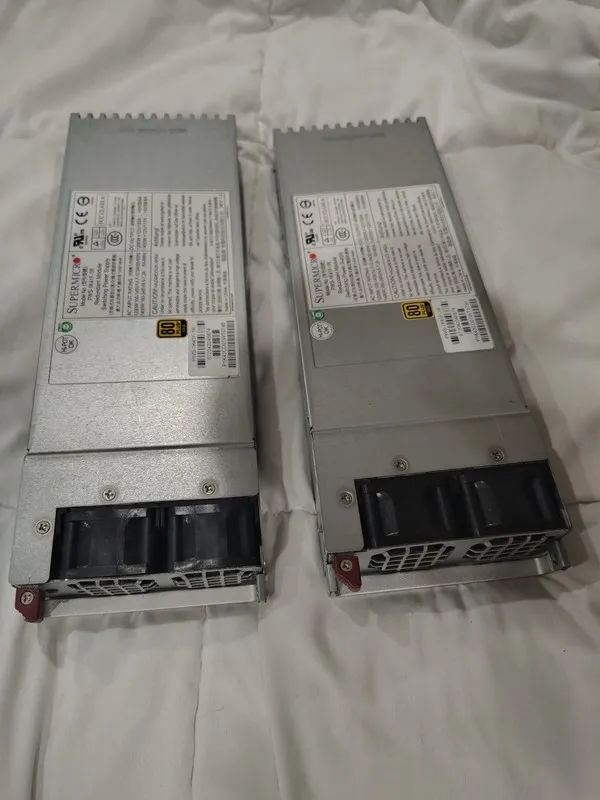 Блок питания Supermicro PWS-1K41F-1R 1400W 1U Gold Level PWS W/ PM BUS & WX106MM