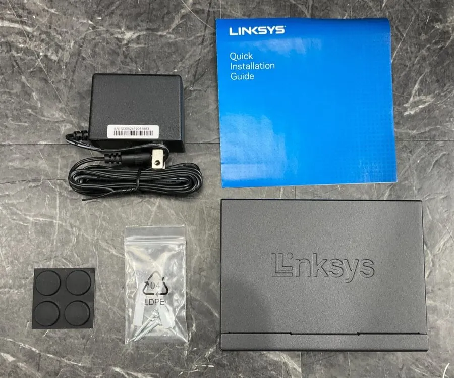 Коммутатор Linksys 5 Port Gigabit Ethernet Switch SE3005 V2