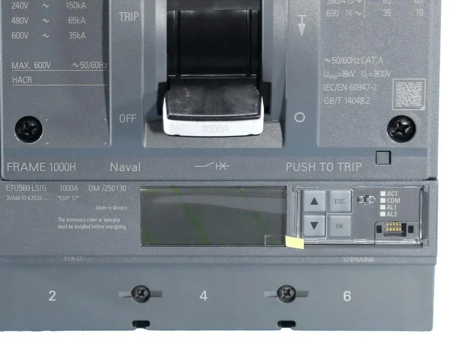Автоматический выключатель 3VA6610-6JQ32-0AA0 Siemens 3 Pole Circuit Breaker 100
