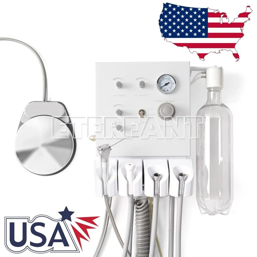 Компрессор Mobile Dental Suction Unit Air Compressor 4H/Wall Hanging Dental Turb — фото лота 1