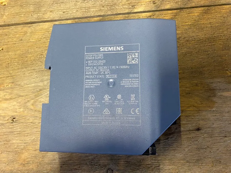 Блок питания SIEMENS 6EP1332-2BA20 SITOP PSU100S POWER SUPPLY 24VDC