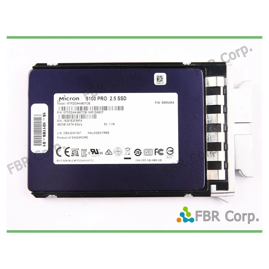 SSD-накопитель Micron 5100 Pro 480GB Internal SSD 2.5" SATA 6Gbps MTFDDAK480TCB 
