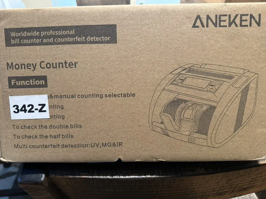 Счётчик банкнот Aneken NX-580 Money Counter UV/MG/IR Counterfeit Detection Bill 