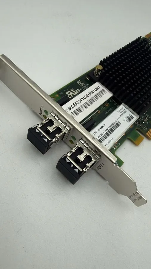 Контроллер Lenovo LPE31002 Dual Port 16GB HBA 01CV843 01KR609 Full Height w/ SFP — фото лота 2