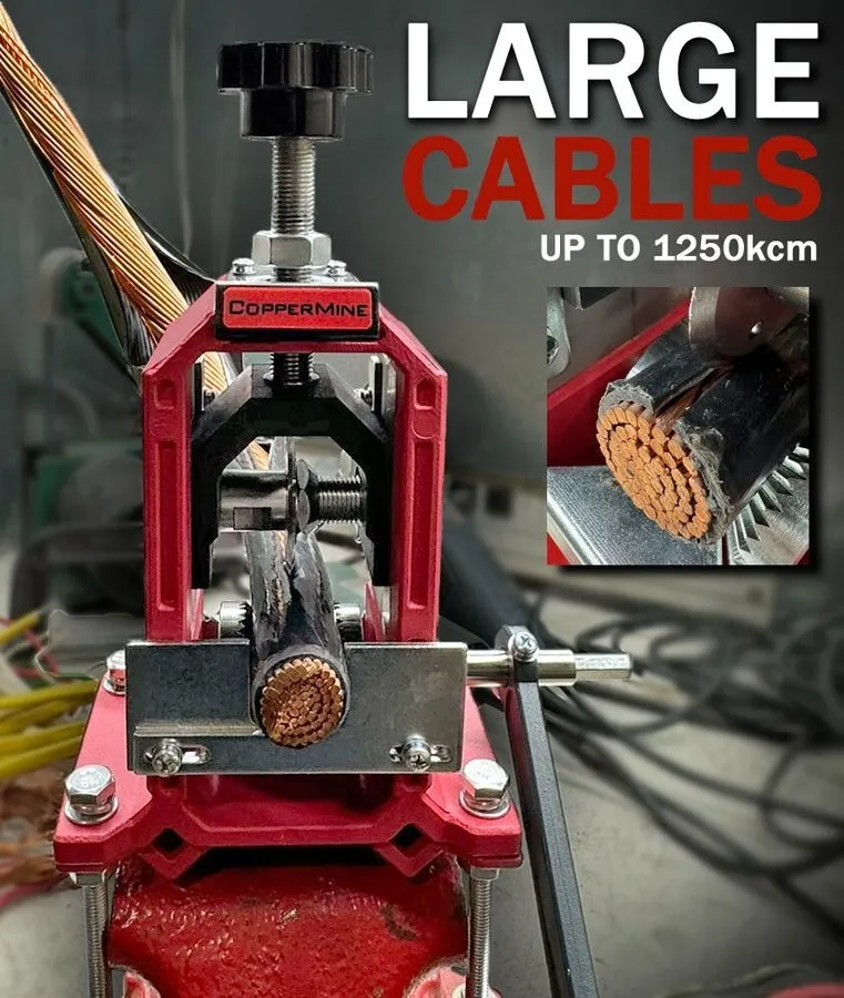 Станок для зачистки проводов CopperMine Wire Stripper Drill Operated Copper Wire — фото лота 2