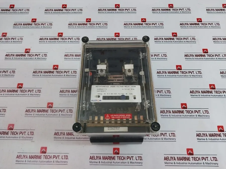Реле защиты Alstom VAGM22AF171G Voltage Protection Relay 110V AC 50HZ