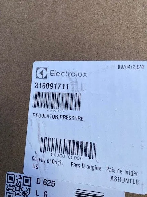 Трубопроводная арматура Frigidaire Electrolux 316091711 Gas Range Oven Pressure 