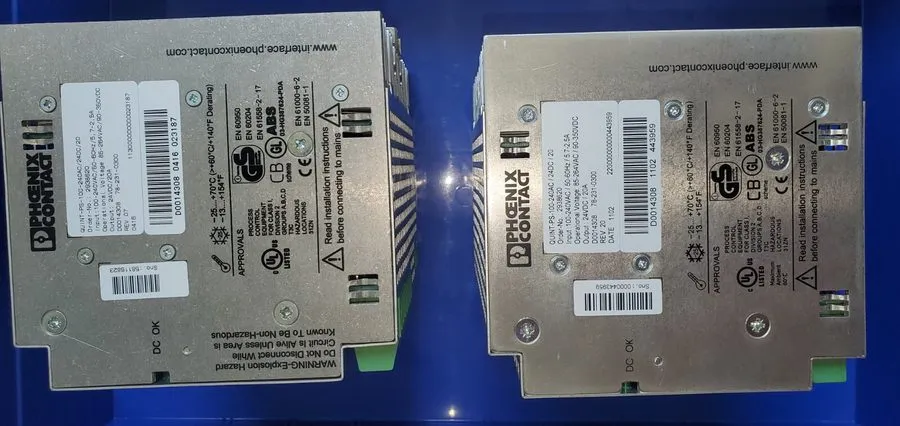 Блок питания Phoenix Contact QUINT-PS-100-240AC/24DC/20A DC Power Supply 24VDC 2