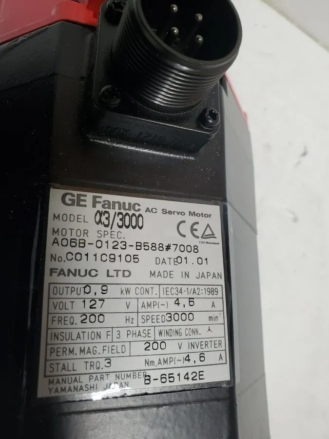 Серводвигатель Fanuc A06B-0123-B588 AC Servo Motor