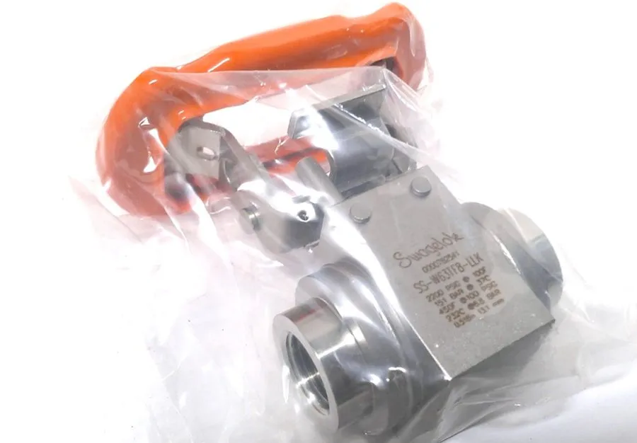 Клапан Swagelok SS-W63TF8-LLK 1/2" FNPT 2200 PSI 316SS Ball Valve Oval Handle — фото лота 2