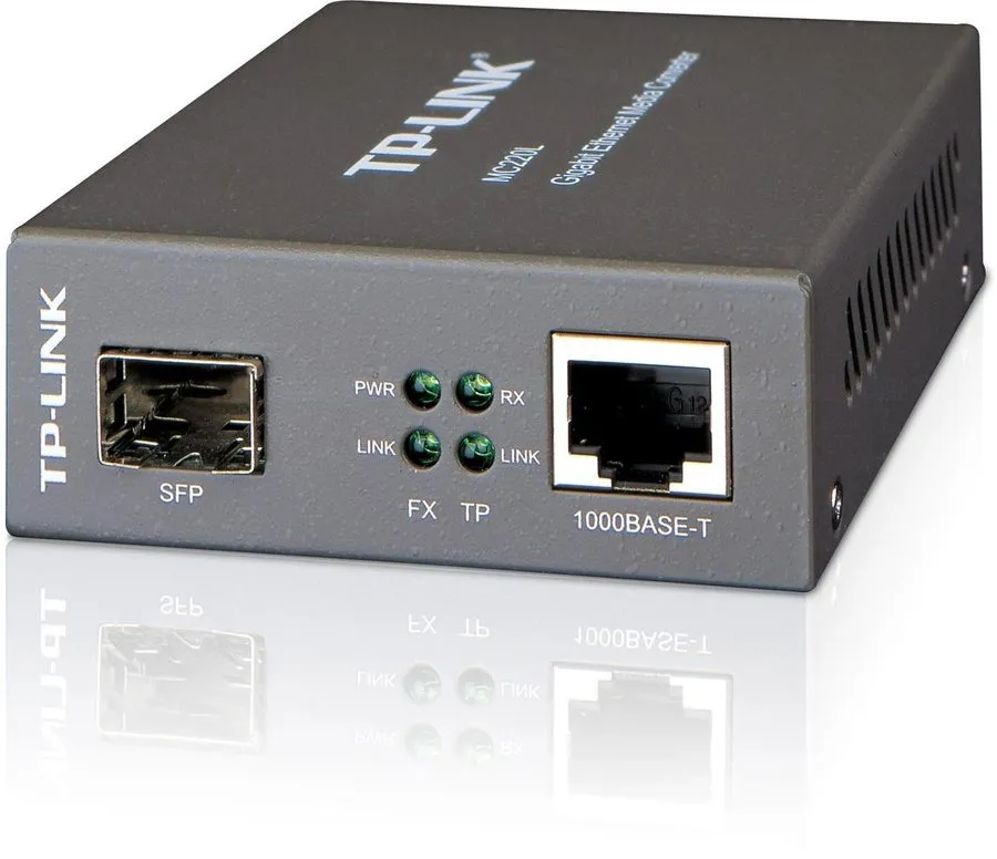 Медиаконвертер TP-Link MC220L Gigabit Ethernet SFP to RJ45 Fiber Media Converter
