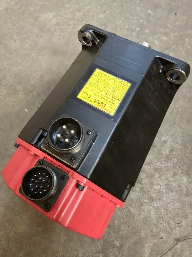 Серводвигатель Fanuc GE A06B-0142-B076#7000 a12/2000 AC Servo Motor 186 V 2.1 kW — фото лота 2