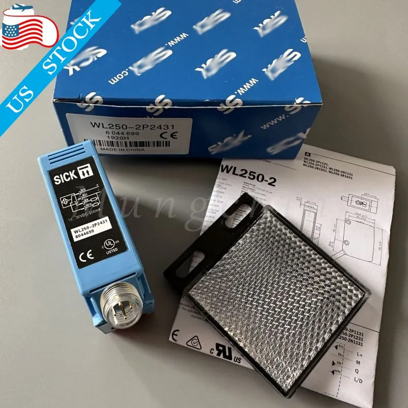 Фотоэлектрический датчик SICK WL250-P430 Photoelectric Retro-Reflective Sensor ,