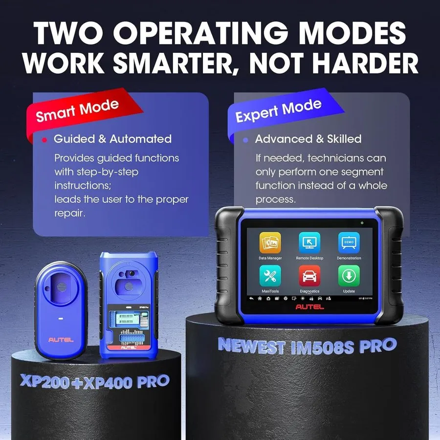 Диагностический сканер 2026 Autel MaxiIM IM508S IMMO Key Programming Tool All Sy — фото лота 2