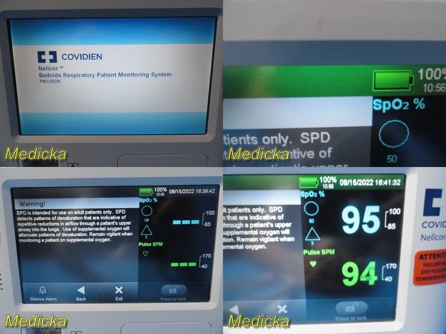 Монитор пациента Covidien Nellcor PM1000N bedside respiratory patient monitor po
