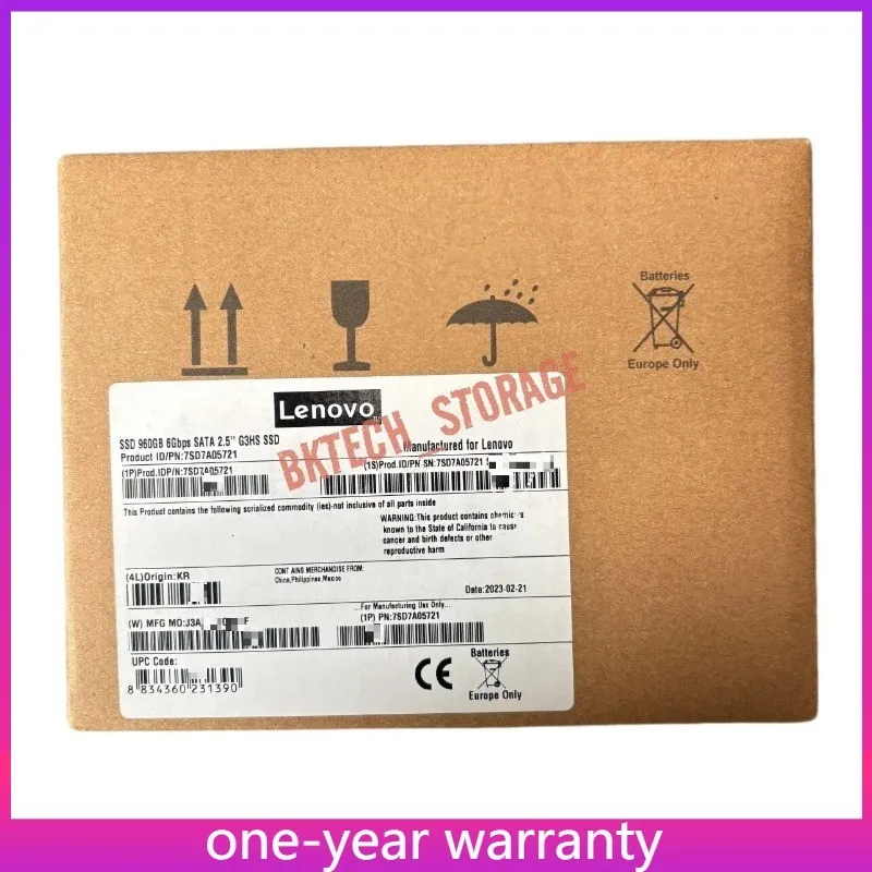 Сервер Lenovo/IBM ThinkSystem 960GB 2.5" SATA 6G 01GT779 7SD7A05721 HS Server SS