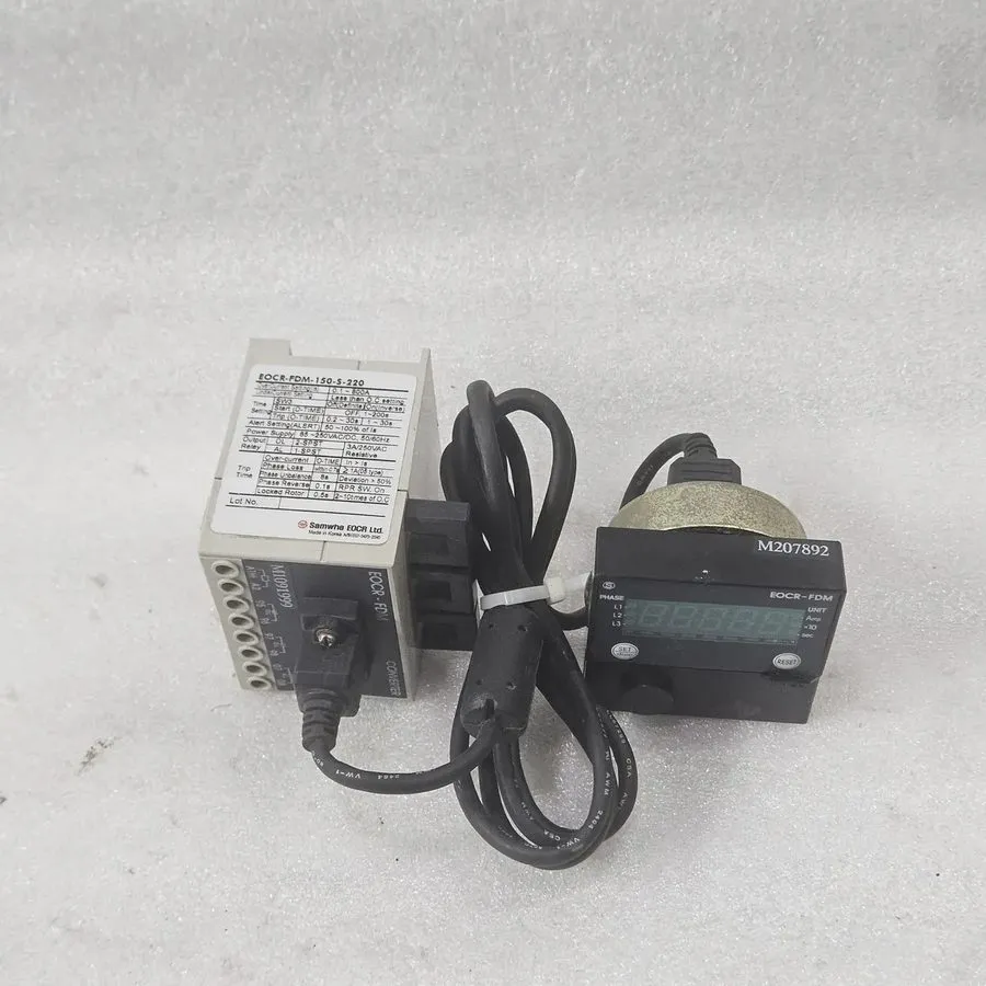 Реле защиты Samwha EOCR-FDM-150-S-220 Motor Protection Relay 1-150A with FDM Dis